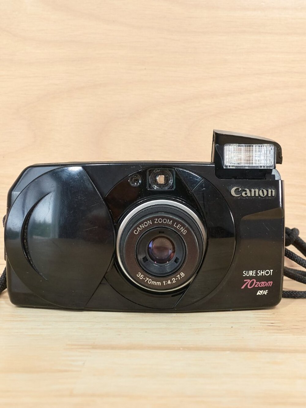 Canon Sure Shot 70 Zoom 35mm Point and Shoot Film Camera Tested Working